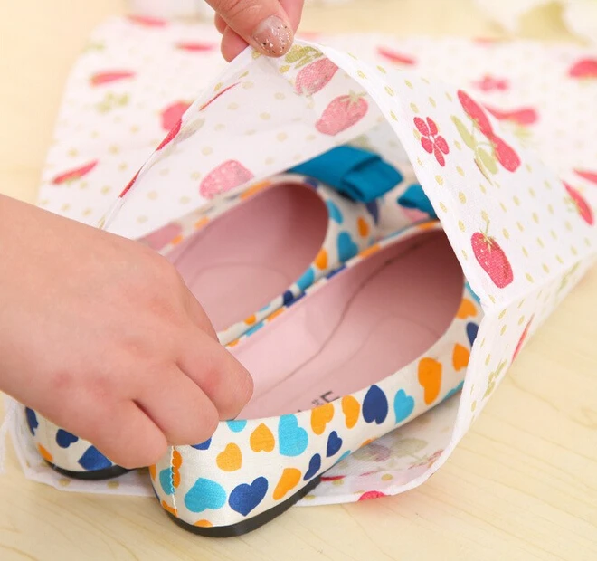Travel portable drawstring shoe dust bags thicker printing woven Drawstring shoe bag storage ss298
Travel portable drawstring shoe dust bags thicker printing woven Drawstring shoe bag storage ss298