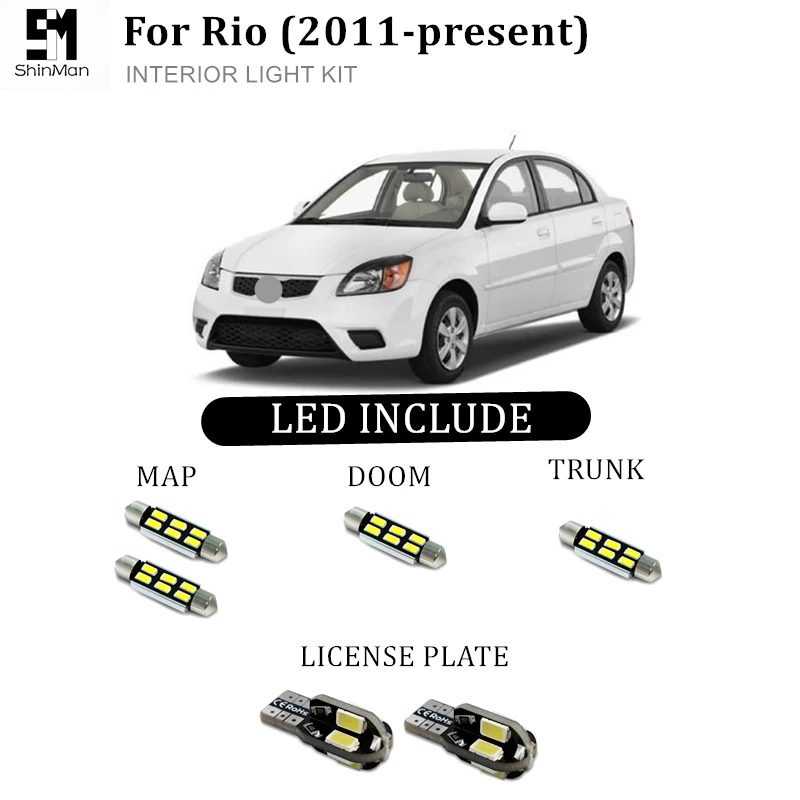 8Pcs Canbus LED Lamp Car Bulbs Interior Package Kit For 2011+ Kia sorento Map Dome Trunk Plate Light
8Pcs Canbus LED Lamp Car Bulbs Interior Package Kit For 2011+ Kia sorento Map Dome Trunk Plate Light