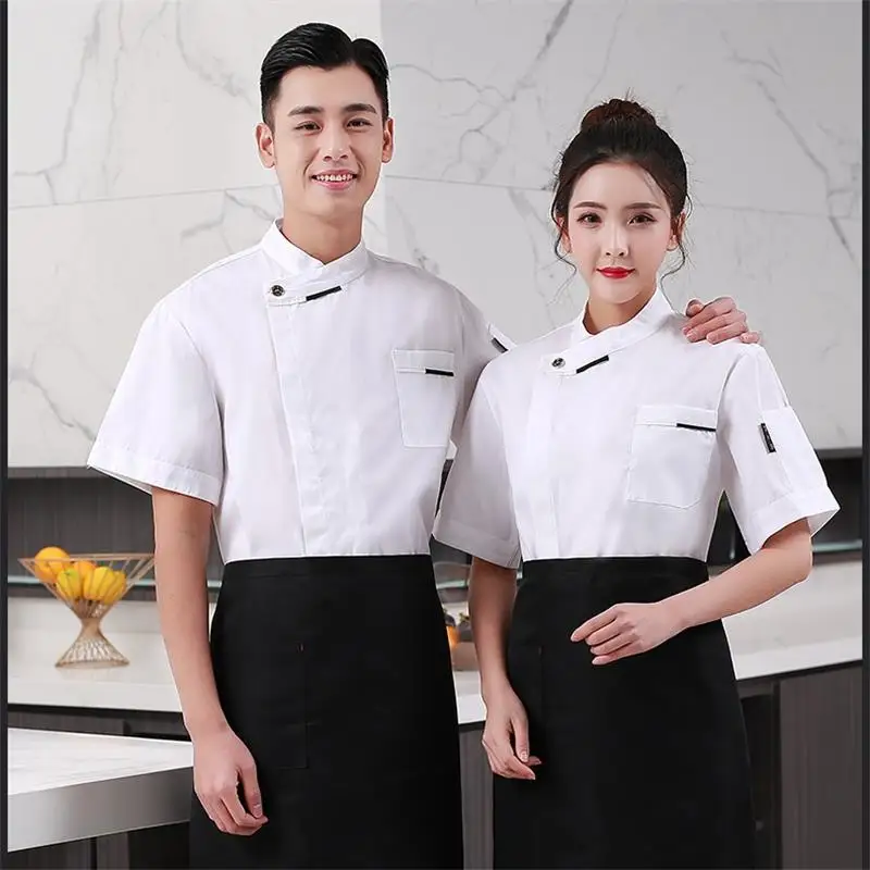 New 2018 High Quality Chef Uniforms Clothing Long&Short Sleeve Men Food Services Cooking Clothes 3-Color Uniform Chef Jackets
New 2018 High Quality Chef Uniforms Clothing Long&Short Sleeve Men Food Services Cooking Clothes 3-Color Uniform Chef Jackets