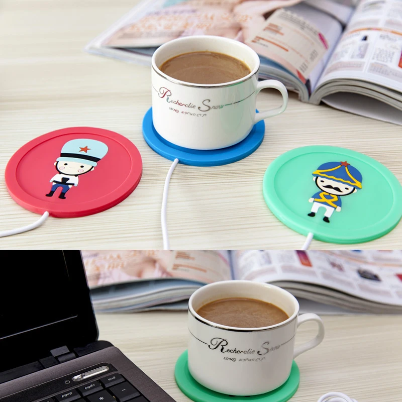Creative USB Silicone Warmer Gadget Cartoon thin Cup-Pad Coffee Tea Drink usb Heater Mat Pad
Creative USB Silicone Warmer Gadget Cartoon thin Cup-Pad Coffee Tea Drink usb Heater Mat Pad