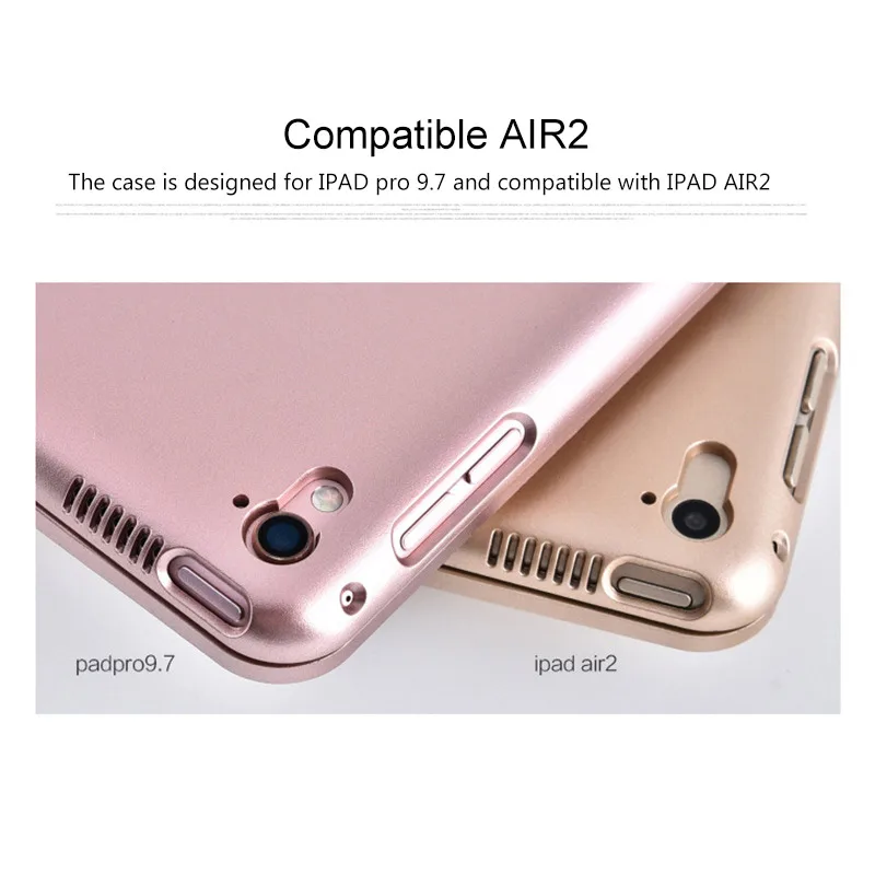 Wireless Bluetooth Keyboard Case Cover All-Round Protection for iPad2 for iPad 9.7 Portable Auto Connection Bluetooth Keyboard
Wireless Bluetooth Keyboard Case Cover All-Round Protection for iPad2 for iPad 9.7 Portable Auto Connection Bluetooth Keyboard