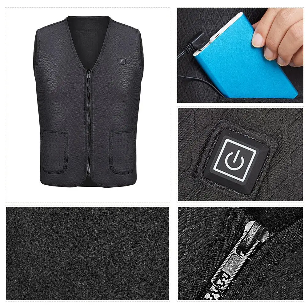 100% Brand New Outdoor Riding Skiing Fishing USB Charging Electric Heated Vest Warm Electric Heated Clothing
100% Brand New Outdoor Riding Skiing Fishing USB Charging Electric Heated Vest Warm Electric Heated Clothing