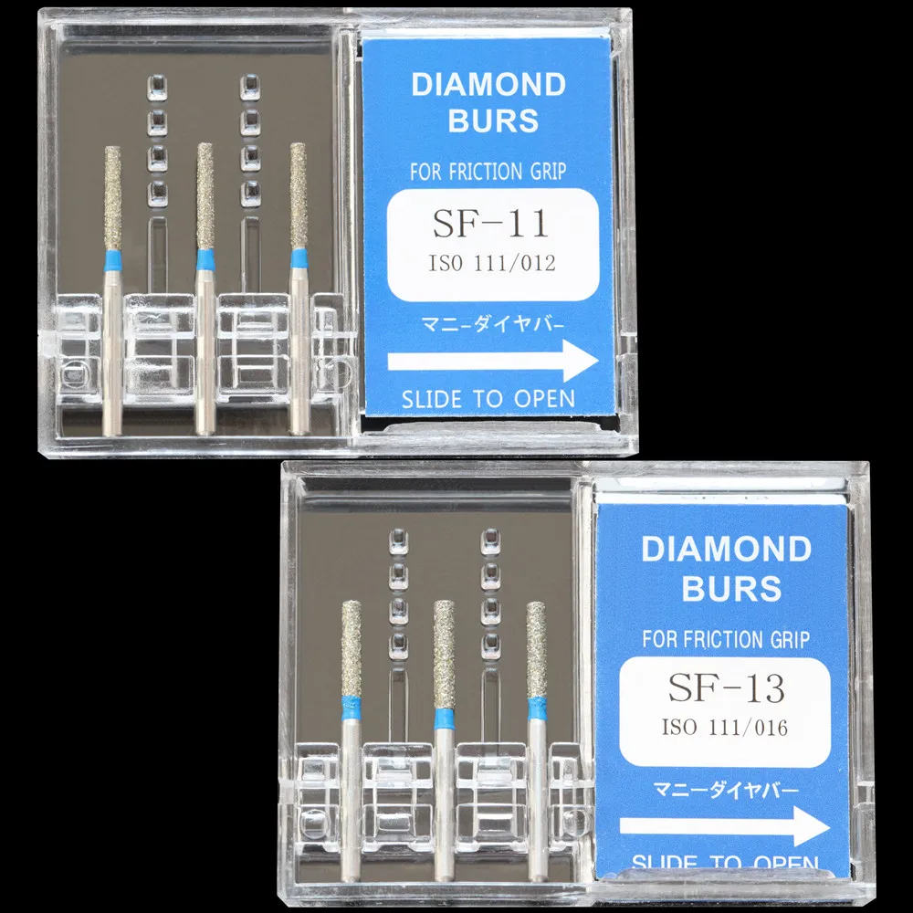 30Pcs(10Boxes) Dental Diamond Burs SF-11 / SF-12 / SF-13 Polisher Drill High Speed Handpiece Polishing Dentist Burrs
30Pcs(10Boxes) Dental Diamond Burs SF-11 / SF-12 / SF-13 Polisher Drill High Speed Handpiece Polishing Dentist Burrs