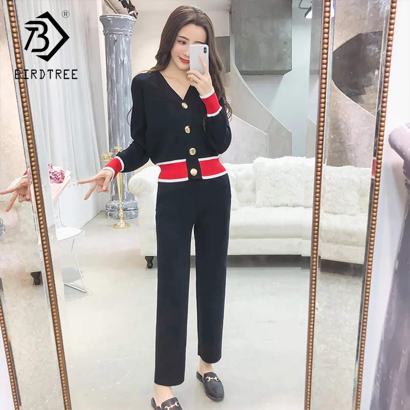 Autumn New Arrival Women's Fashion Sets Casual Solid V-Neck Knitting Cardigan Button Sweater And Casual Pants S88107Y
Autumn New Arrival Women's Fashion Sets Casual Solid V-Neck Knitting Cardigan Button Sweater And Casual Pants S88107Y