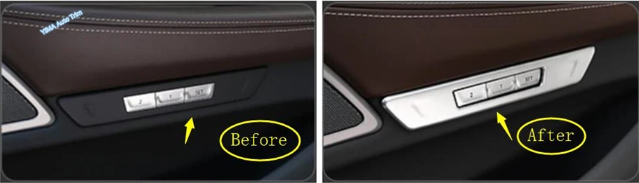 Lapetus For BMW 7 Series G11 G12 2016 - 2020 Stainless Steel Auto Styling Seat Adjust Memory Button Switch Cover Trim 4 Pcs
Lapetus For BMW 7 Series G11 G12 2016 - 2020 Stainless Steel Auto Styling Seat Adjust Memory Button Switch Cover Trim 4 Pcs