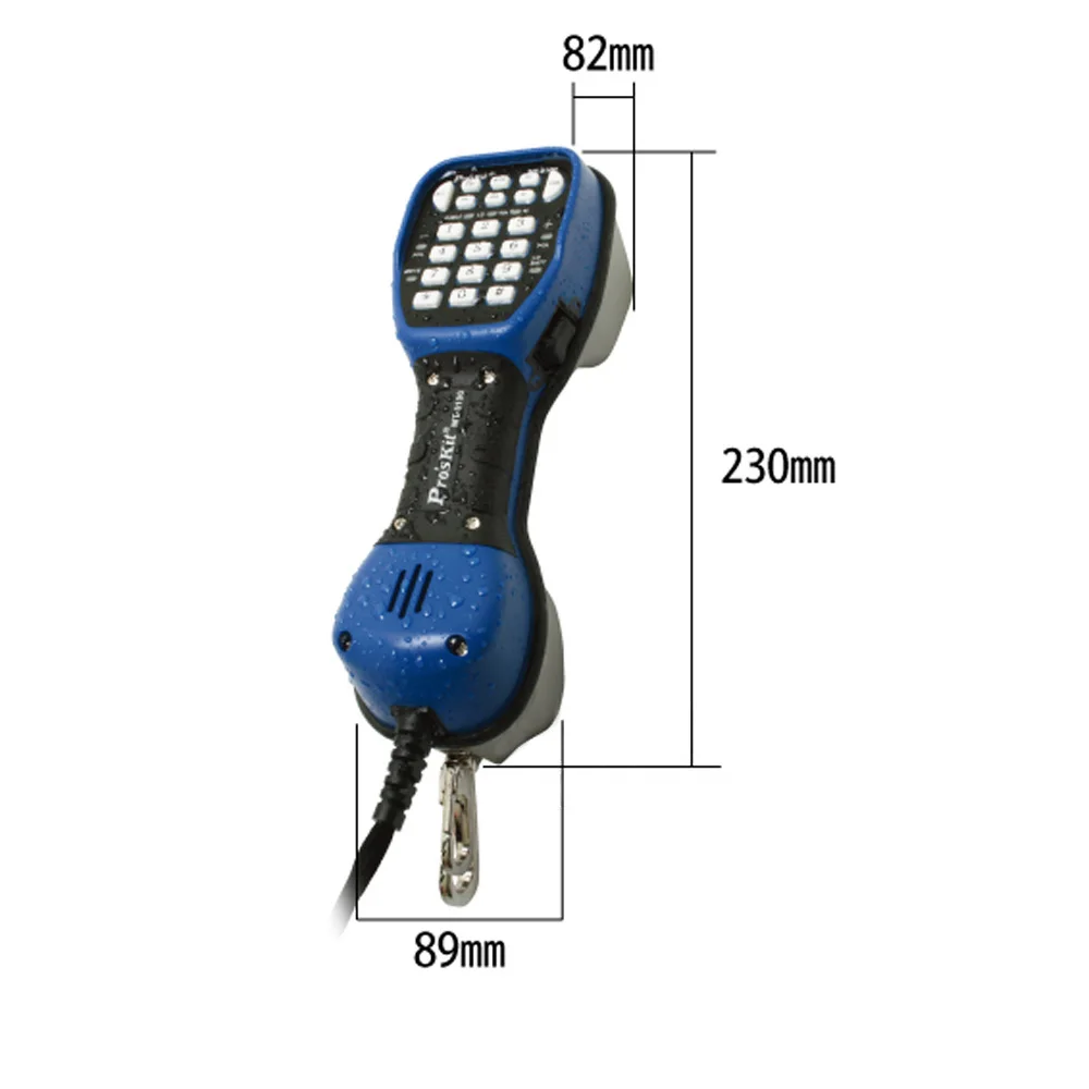 Phone Tester Pro'skit MT-8100 Waterproof Communication Check Line Communications Network Cable Tester Hunt Instrument Check
Phone Tester Pro'skit MT-8100 Waterproof Communication Check Line Communications Network Cable Tester Hunt Instrument Check