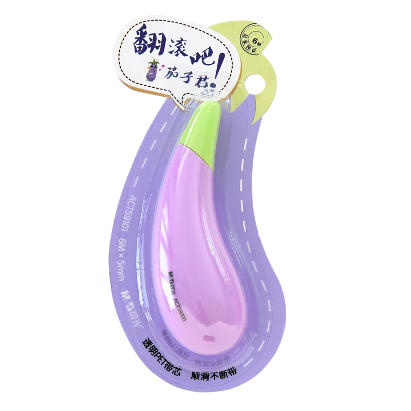 3 pcs/lot new Eggplant Correction Tape Student Creative Correcting Error Small Fresh Modification Tape school office supplies
3 pcs/lot new Eggplant Correction Tape Student Creative Correcting Error Small Fresh Modification Tape school office supplies