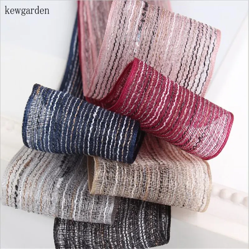 Kewgarden Stripe Chiffon Organza Ribbons 38mm 25mm 16mm DIY Bowknot Satin Ribbon Handmade Tape Accessories Riband 100y
Kewgarden Stripe Chiffon Organza Ribbons 38mm 25mm 16mm DIY Bowknot Satin Ribbon Handmade Tape Accessories Riband 100y