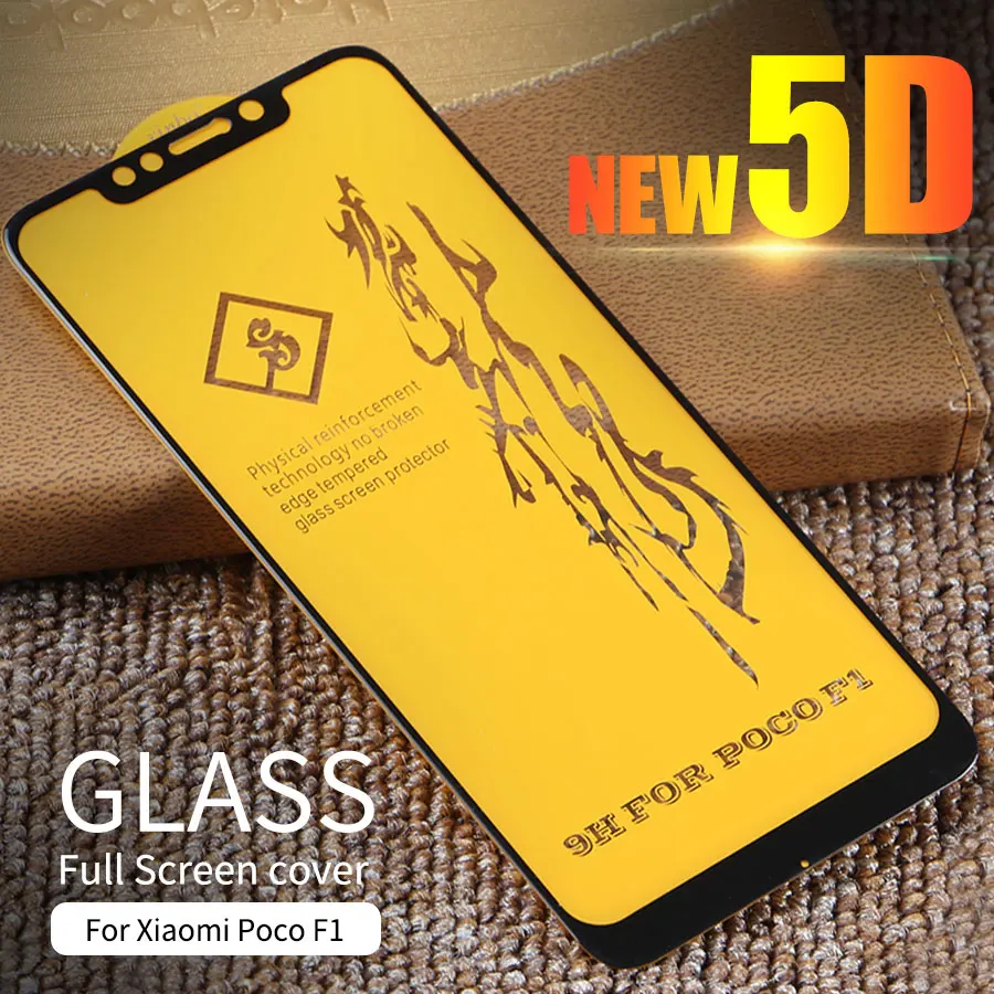 6D Full Cover Screen Tempered Glass Film For Xiaomi Pocophone F1 Protective Screen Protector on the For Xiaomi Pocophone F1
6D Full Cover Screen Tempered Glass Film For Xiaomi Pocophone F1 Protective Screen Protector on the For Xiaomi Pocophone F1