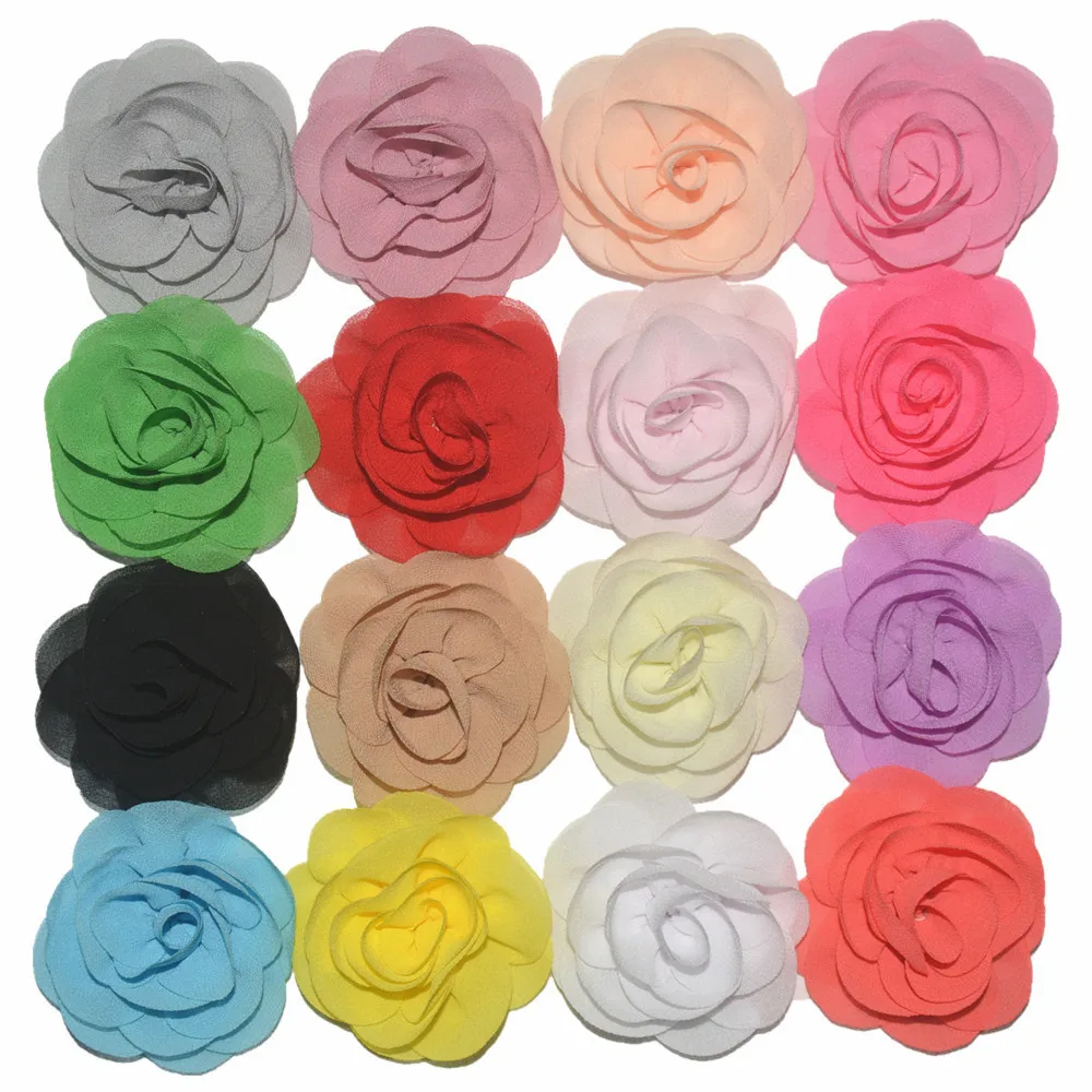High quality mini 6cm Chiffon rose Flower Kids Hair Accessories headwear chiffon flower 30pcs/lot
High quality mini 6cm Chiffon rose Flower Kids Hair Accessories headwear chiffon flower 30pcs/lot