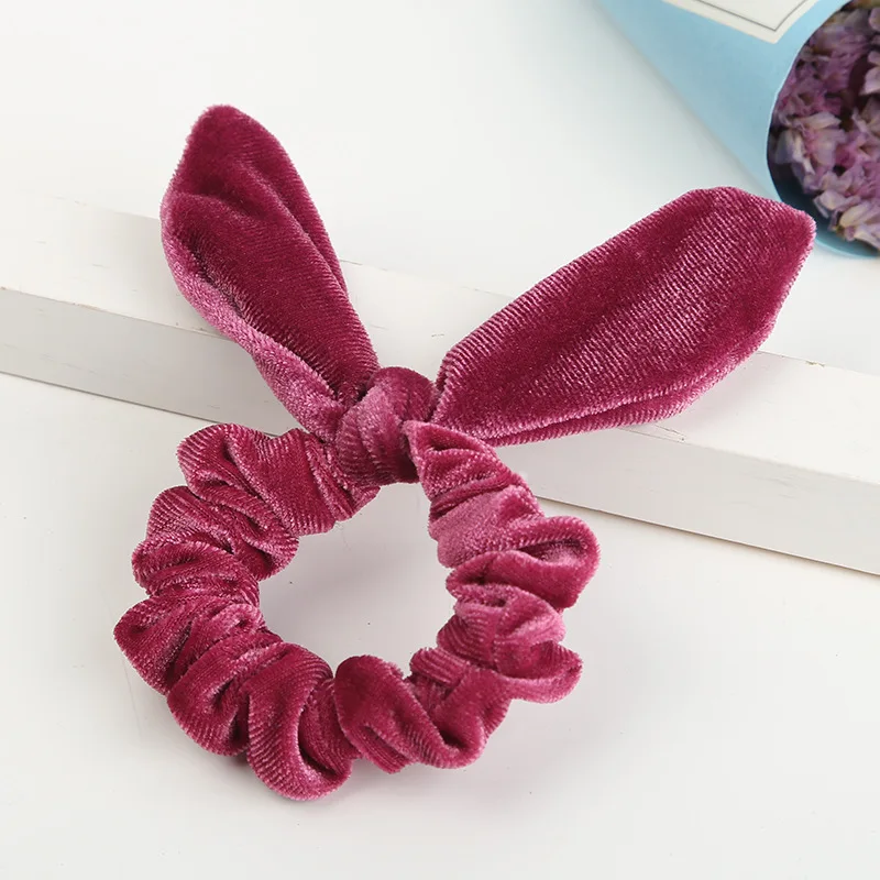 Women Girls Bunny Ears Scrunchie Hair Rope Velvet Hair Tie Bows Elastic Hair Ring Ponytail Holder Fashion Hair Accessories
Women Girls Bunny Ears Scrunchie Hair Rope Velvet Hair Tie Bows Elastic Hair Ring Ponytail Holder Fashion Hair Accessories