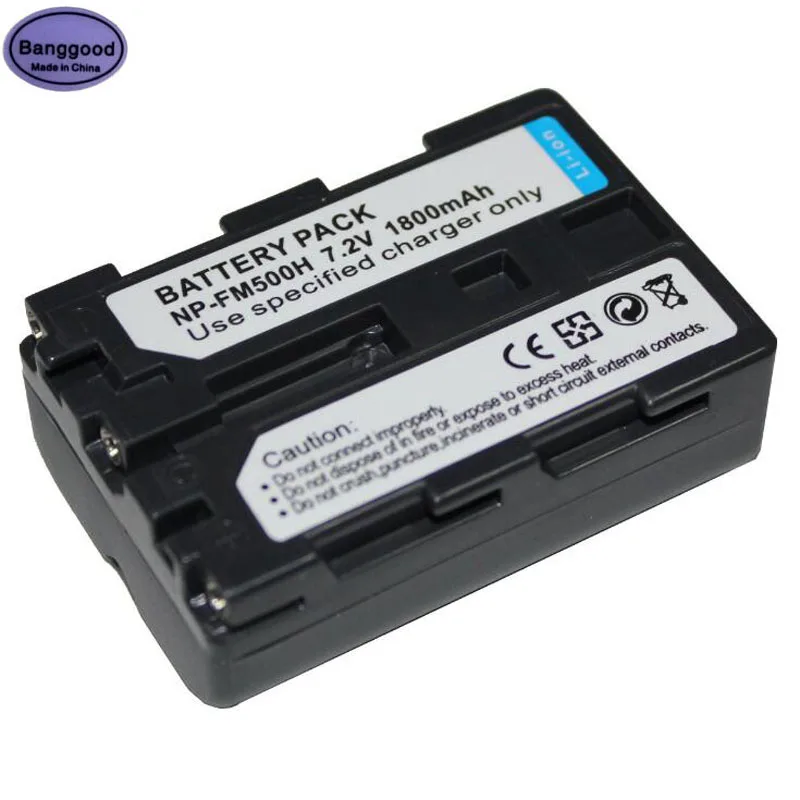 7.2V 1800mAh NP-FM500H NPFM500H FM500H Camera Battery for SONY A57 A65 A77 A450 A560 A580 A900 A58 A99 A550 A200 A300 A350 A700
7.2V 1800mAh NP-FM500H NPFM500H FM500H Camera Battery for SONY A57 A65 A77 A450 A560 A580 A900 A58 A99 A550 A200 A300 A350 A700