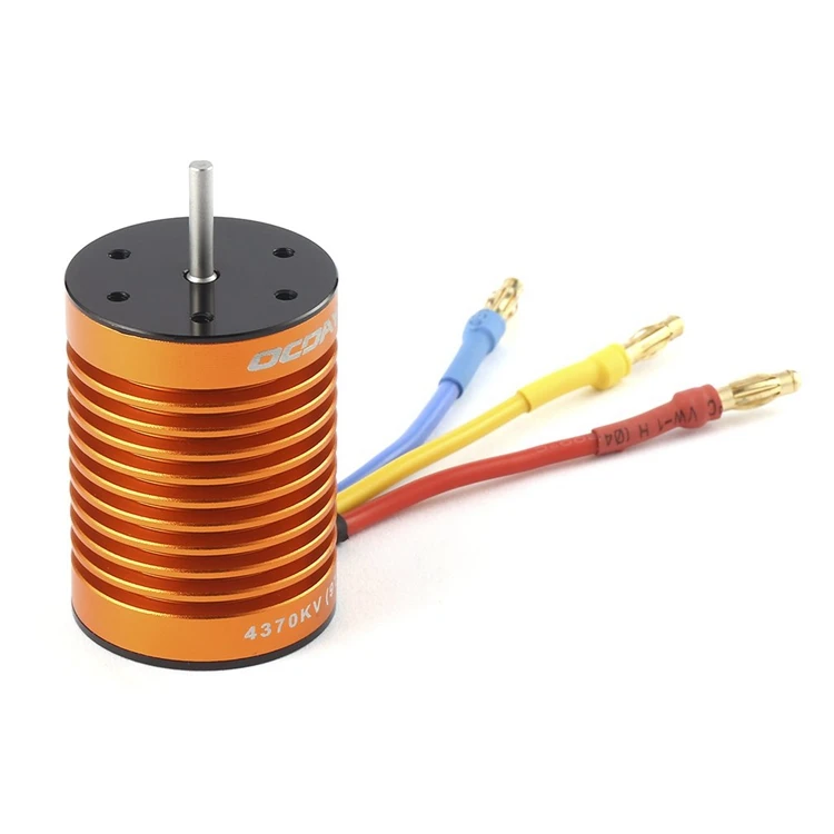 9 т 4370kv 4 полюса Бессенсорное бесщеточный Двигатель для 1/10 RC автомобилей Грузовик