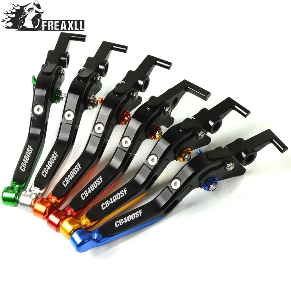 CNC Aluminum Motorcycle Brake Clutch Levers Adjustable Folding Extendable For Honda CB400SF CB 400SF 400 SF 1992-1996 1997 1998
CNC Aluminum Motorcycle Brake Clutch Levers Adjustable Folding Extendable For Honda CB400SF CB 400SF 400 SF 1992-1996 1997 1998