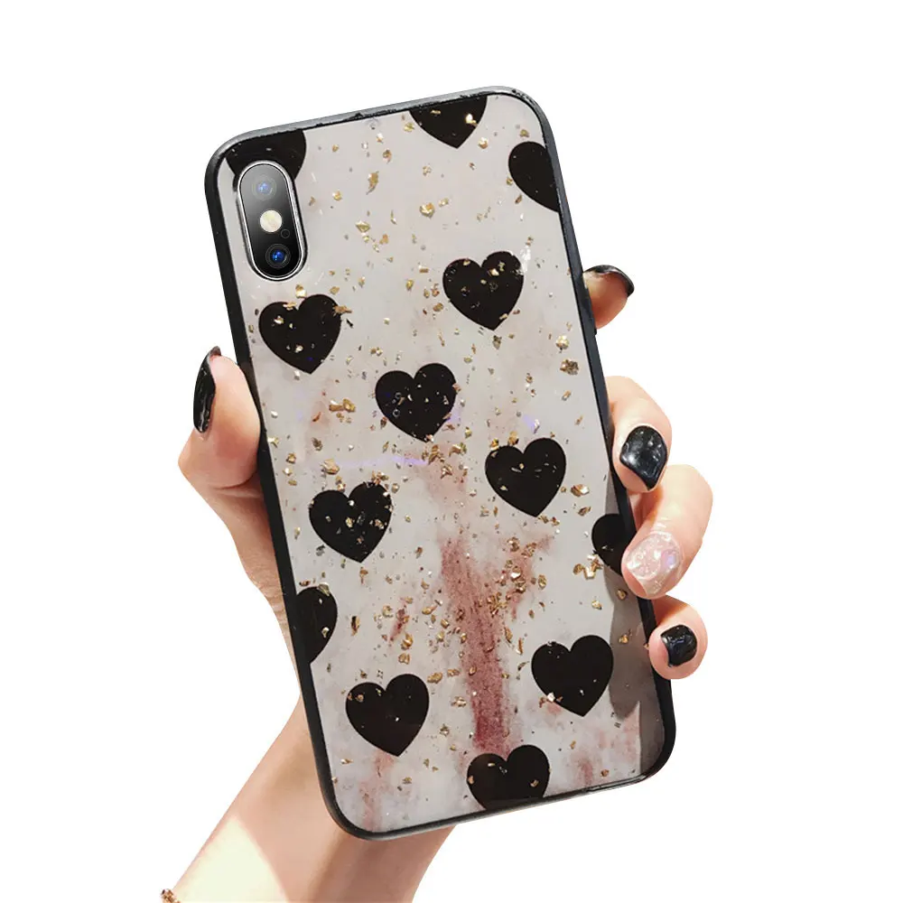 Phone Soft Case For iphone X XS XR XS Max Case Silicone Cover For iphone 6s 6Plus 7 8 Plus Case Heart Pattern Anti-knock Cover
Phone Soft Case For iphone X XS XR XS Max Case Silicone Cover For iphone 6s 6Plus 7 8 Plus Case Heart Pattern Anti-knock Cover