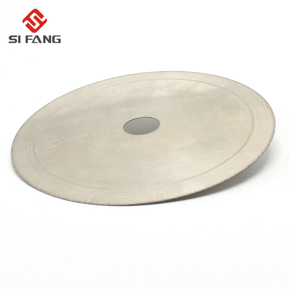 2Pcs 8" 200mm Diamond Lapidary Saws Trim Blade Super Thin Edge Wet Cutting Disc Jewellery Tools For Glass Stone 25mm Bore
2Pcs 8" 200mm Diamond Lapidary Saws Trim Blade Super Thin Edge Wet Cutting Disc Jewellery Tools For Glass Stone 25mm Bore