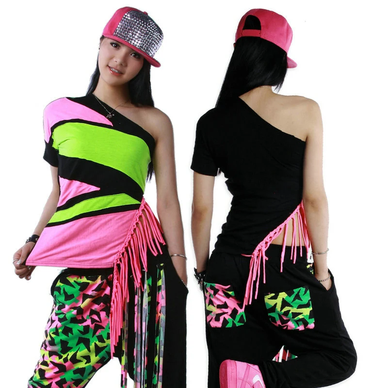 New fashion apparel hip hop loose top dance female shirts wholesale costume Harajuku Women loose tassel t-shirt
New fashion apparel hip hop loose top dance female shirts wholesale costume Harajuku Women loose tassel t-shirt