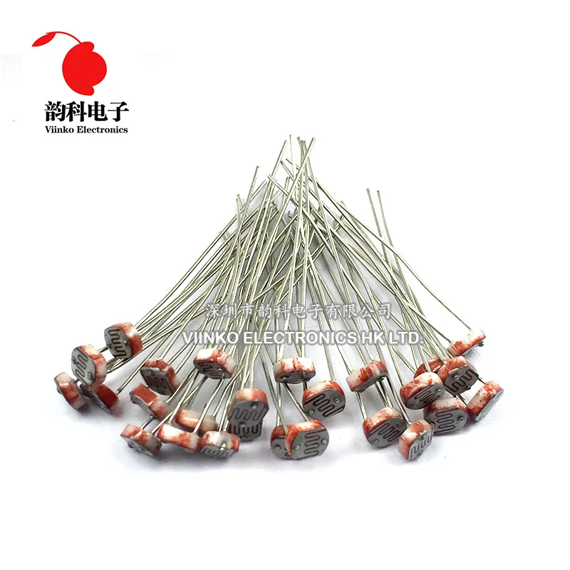 1000pcs 5506 5516 5528 5537 5539 5549 Light Dependent Resistor LDR 5MM Photoresistor Photosensitive Photoconductive resistance
1000pcs 5506 5516 5528 5537 5539 5549 Light Dependent Resistor LDR 5MM Photoresistor Photosensitive Photoconductive resistance