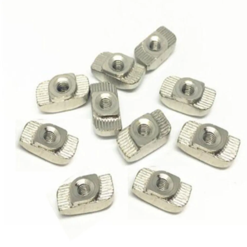 10Pcs M3 / M4 / M5 nickel plated T-nut hammer head fixing nut for aluminum extrusion profiles 2020 series groove groov
10Pcs M3 / M4 / M5 nickel plated T-nut hammer head fixing nut for aluminum extrusion profiles 2020 series groove groov