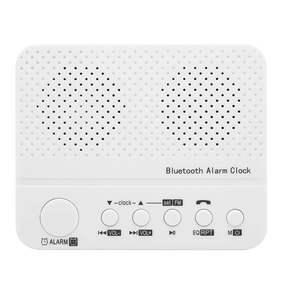 Настольная Беспроводная bluetooth колонка микрофонная сигнализация часы fm радио tf