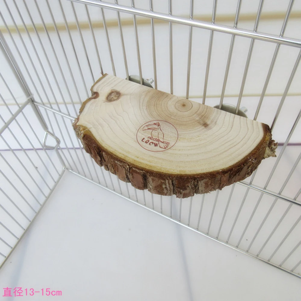 Natural Wood Parrot Perches Stand Platform Squirrel Hamster Pet Parakeet Budgie Hanging Toy Bird Cage Accessories BT005
Natural Wood Parrot Perches Stand Platform Squirrel Hamster Pet Parakeet Budgie Hanging Toy Bird Cage Accessories BT005