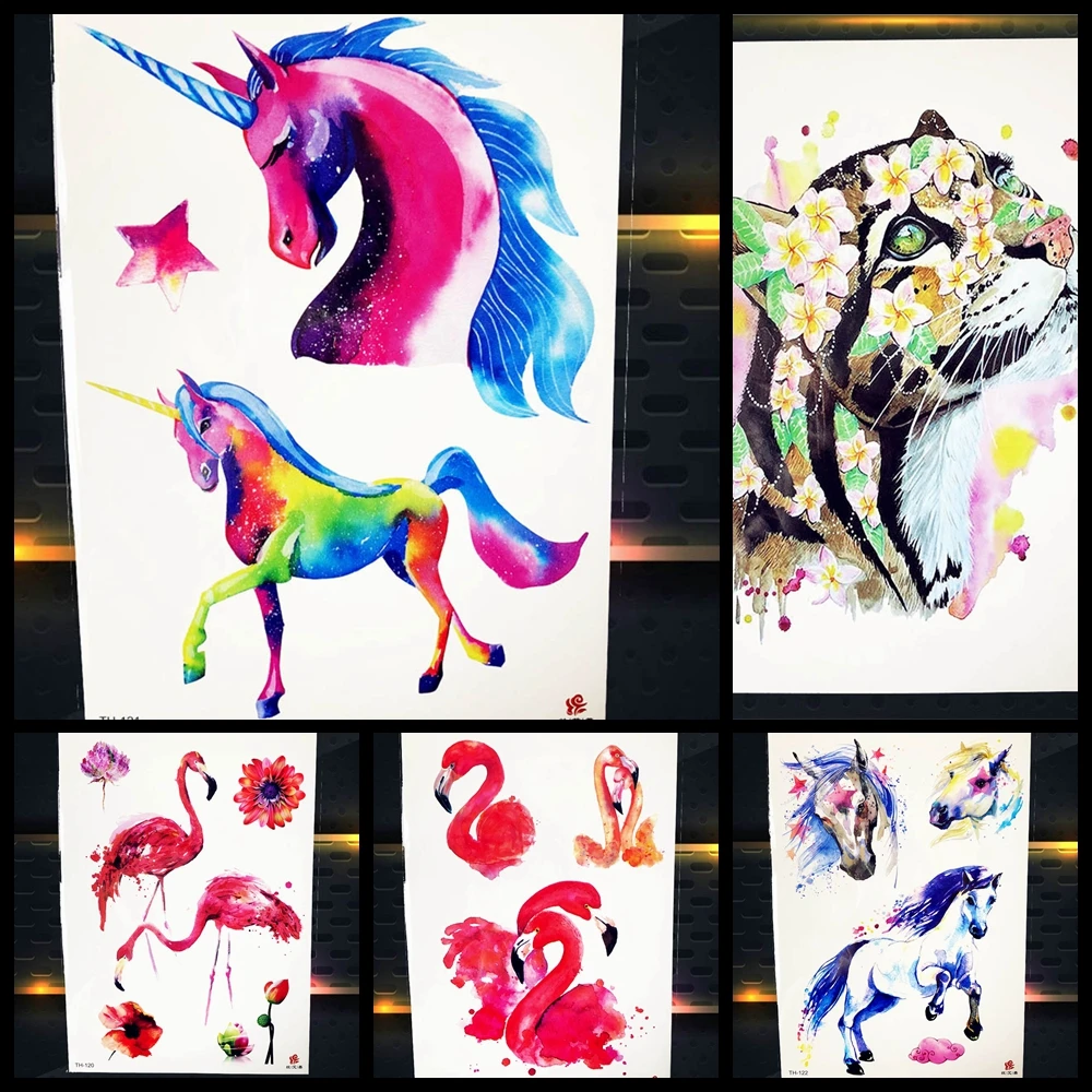 Flash Unicorn Tattoo Stickers Boys Beauty Body Arm Art Painting Temporary Tattoo Girls Stars Legs Waterproof Tatto Summer Style
Flash Unicorn Tattoo Stickers Boys Beauty Body Arm Art Painting Temporary Tattoo Girls Stars Legs Waterproof Tatto Summer Style