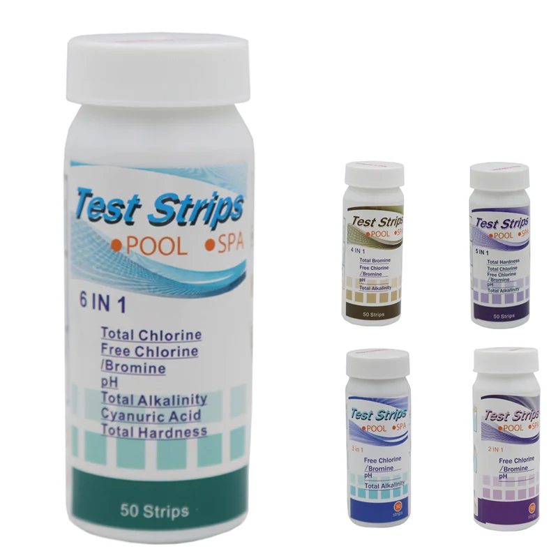 50pcs/bottle 6 in 1 Swimming Pool & Spa Water Test Strips Papers Water test Tools 30% off
50pcs/bottle 6 in 1 Swimming Pool & Spa Water Test Strips Papers Water test Tools 30% off