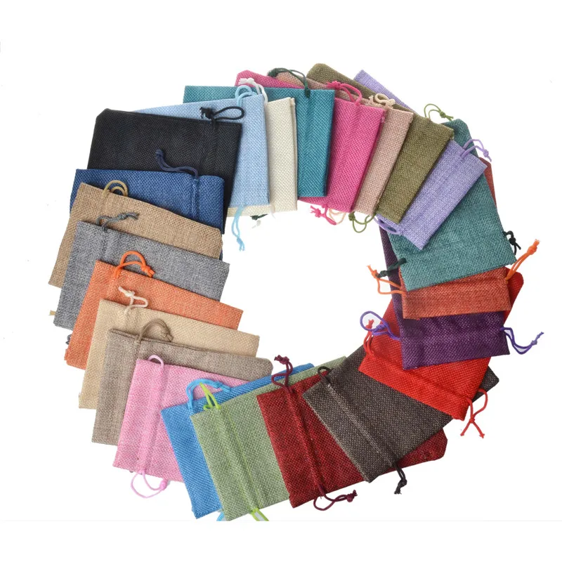 10x14cm Dark Linen Burlap Drawstring Jute Jewelry Packaging Pouches Christmas Wedding Party Ring Necklace Gift Bags 50pcs/lot
10x14cm Dark Linen Burlap Drawstring Jute Jewelry Packaging Pouches Christmas Wedding Party Ring Necklace Gift Bags 50pcs/lot