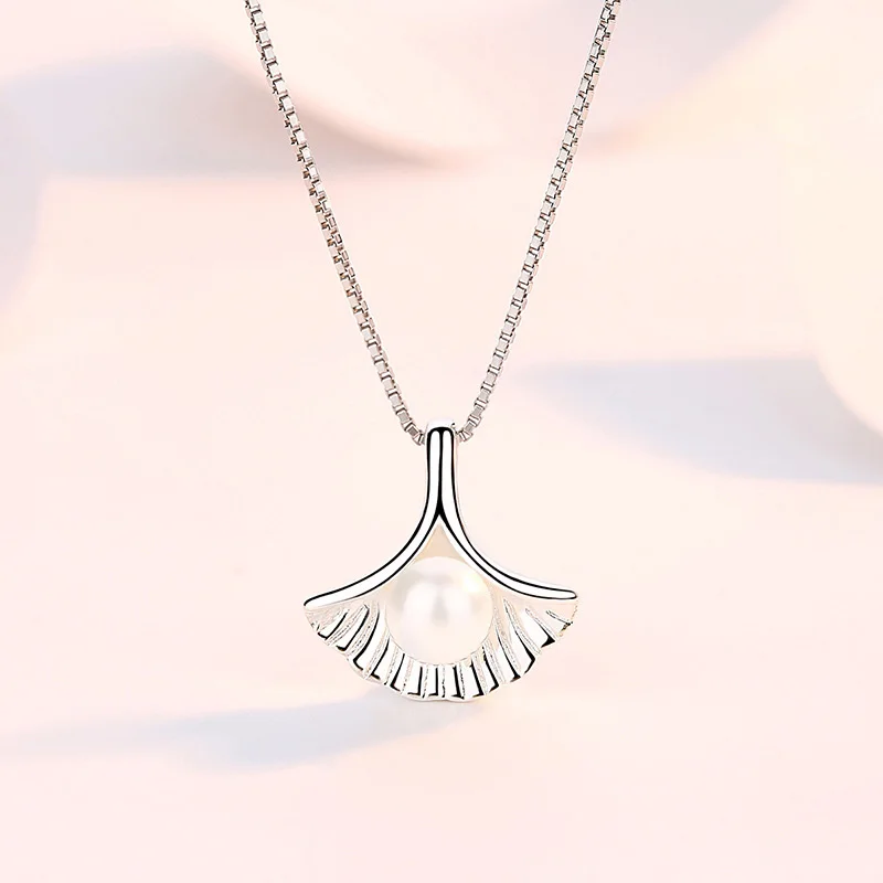 925 Sterling Silver Leaf Simulated Pearl Clavicle Necklace Women Girls Accessories Daily Jewelry Choker Collar
925 Sterling Silver Leaf Simulated Pearl Clavicle Necklace Women Girls Accessories Daily Jewelry Choker Collar