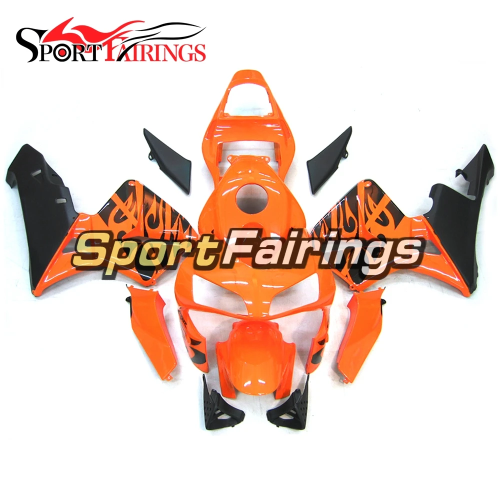 Full Injection Motorcycle Fairings For Honda CBR600 CBR600RR F5 03 04 2003 2004 ABS Fairing Kits Bodyworks Orange Black Flames
Full Injection Motorcycle Fairings For Honda CBR600 CBR600RR F5 03 04 2003 2004 ABS Fairing Kits Bodyworks Orange Black Flames