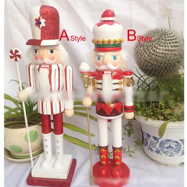 HT064 toy 38Cm cute candy style walnut nutcracker soldier puppet crafts birthday gift Christmas Decoration
HT064 toy 38Cm cute candy style walnut nutcracker soldier puppet crafts birthday gift Christmas Decoration