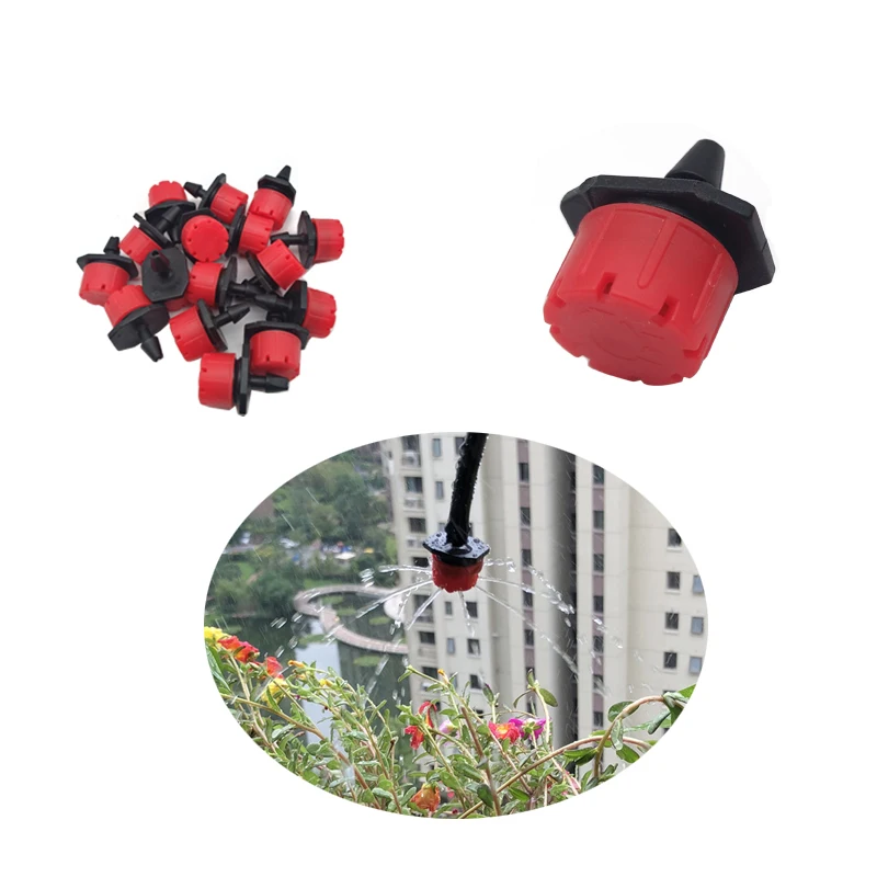 L057 Red Plastic Adjustable Emitter Dripper Micro Drip Irrigation Sprinklers Watering System Automatic Water Irrigation Sprayer
L057 Red Plastic Adjustable Emitter Dripper Micro Drip Irrigation Sprinklers Watering System Automatic Water Irrigation Sprayer