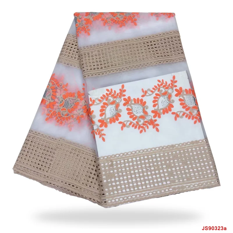High Quality 2019 African French Net Lace Fabric Embroidered Nigerian Lace Fabric 5 Yards Guipure Cord Lace With Stones JS90323a
High Quality 2019 African French Net Lace Fabric Embroidered Nigerian Lace Fabric 5 Yards Guipure Cord Lace With Stones JS90323a