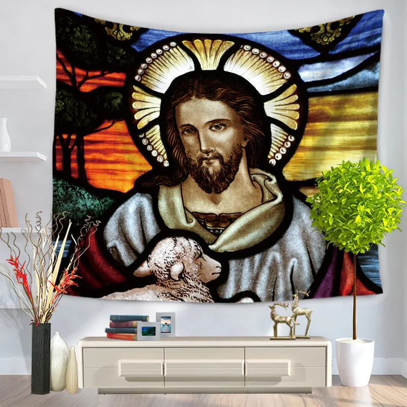 CAMMITEVER Jesus Saints Virgin Christian Tapestry Bedding , Mandala Tapestry, Queen, Colorful Indian Mandala European Style
CAMMITEVER Jesus Saints Virgin Christian Tapestry Bedding , Mandala Tapestry, Queen, Colorful Indian Mandala European Style