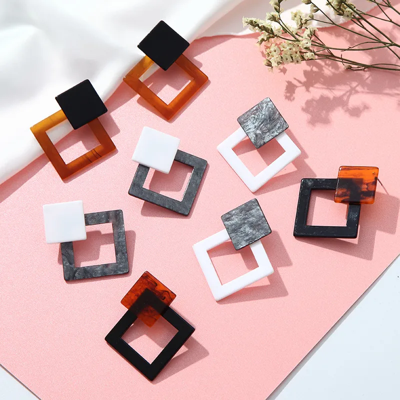 New Fashion Acrylic Earrings For Women Leopard Geometric Earrings Korean Style Small Simple Jewelry Acetate Earrings Brincos
New Fashion Acrylic Earrings For Women Leopard Geometric Earrings Korean Style Small Simple Jewelry Acetate Earrings Brincos