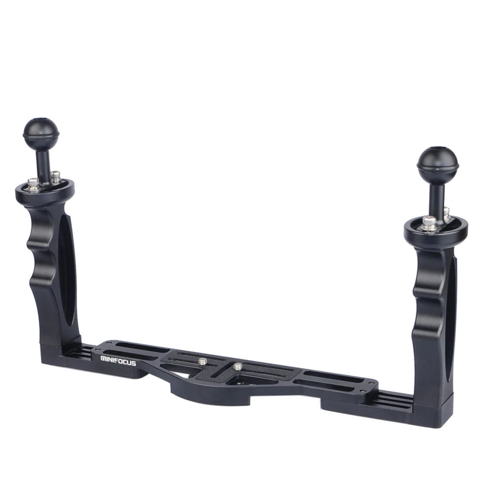 Aluminum Alloy Diving Handle Tray Base Bracket Dual Handheld Hand Grip for Camera Housings Underwater Photography Light System
Aluminum Alloy Diving Handle Tray Base Bracket Dual Handheld Hand Grip for Camera Housings Underwater Photography Light System
