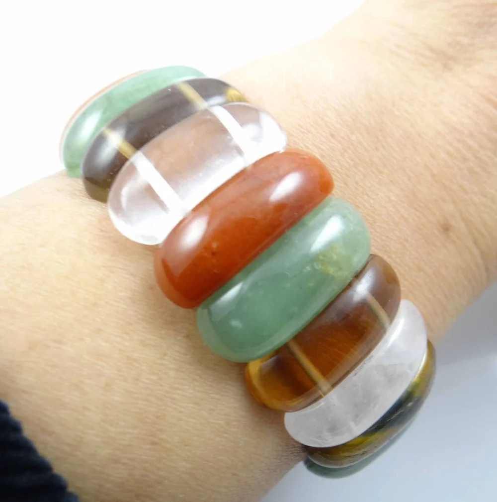 Wholesale Natural Multi-color stone bracelet energy Bangles Stretch Chain Natural Stone inradius chunky Bracelets Jewelry P24
Wholesale Natural Multi-color stone bracelet energy Bangles Stretch Chain Natural Stone inradius chunky Bracelets Jewelry P24