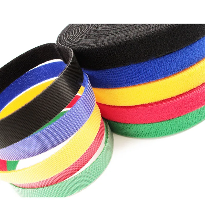 25 Meters/roll Width 2 cm magic sticker nylon cable ties reusable wire management cable ties 6 colors to choose from DIY
25 Meters/roll Width 2 cm magic sticker nylon cable ties reusable wire management cable ties 6 colors to choose from DIY