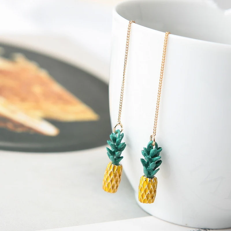 Original New Korean Gold Pineapple Earrings Women Fancy Cute Strawberry Charm Long Chain Earings Female Jewelry New Year Gift
Original New Korean Gold Pineapple Earrings Women Fancy Cute Strawberry Charm Long Chain Earings Female Jewelry New Year Gift