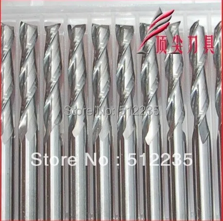 10pcs 2 Flutes Carbide Mill Spiral Cutter 2L3.17X38 CNC Router Bits Cutting Tools for CNC Engraving machine
10pcs 2 Flutes Carbide Mill Spiral Cutter 2L3.17X38 CNC Router Bits Cutting Tools for CNC Engraving machine