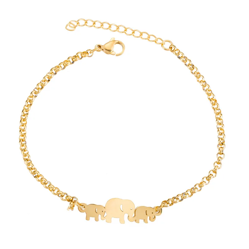 Jinleansu Charms Bracelet Femme Stainless Steel Women Jewelry Lucky Origami Elephant Bracelets Friendship Gifts BFF
Jinleansu Charms Bracelet Femme Stainless Steel Women Jewelry Lucky Origami Elephant Bracelets Friendship Gifts BFF