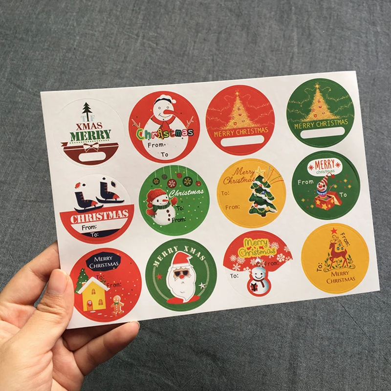 600pcs/pack Snowman Christmas Tree Merry Christmas Handmade Package Seal Label round Sticker Baking DIY Gift Sticker Wholesale
600pcs/pack Snowman Christmas Tree Merry Christmas Handmade Package Seal Label round Sticker Baking DIY Gift Sticker Wholesale