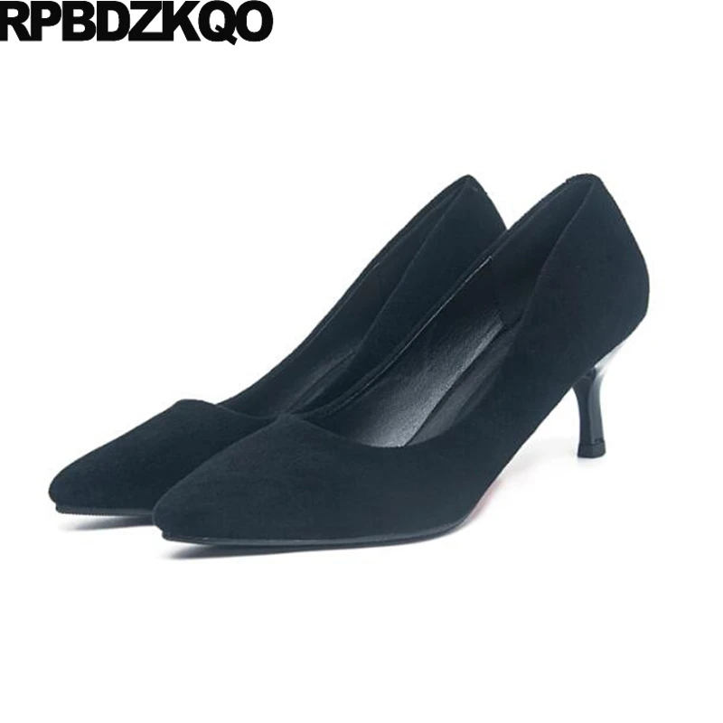 Ladies Pointed Toe Formal 3 Inch Work Pumps Office Shoes Women Modern 2021 Scarpin Suede Size 4 34 Classic Spring Fashion
Ladies Pointed Toe Formal 3 Inch Work Pumps Office Shoes Women Modern 2021 Scarpin Suede Size 4 34 Classic Spring Fashion