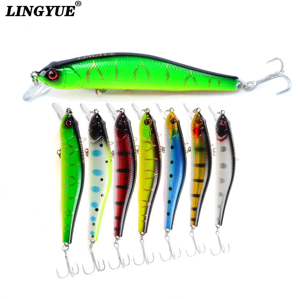 LINGYUE Fishing Lure 2018 New arrival Quality hooks 100MM/11.4g Sinking Artificial Bait Hard hot sale Wobbler minnow
LINGYUE Fishing Lure 2018 New arrival Quality hooks 100MM/11.4g Sinking Artificial Bait Hard hot sale Wobbler minnow