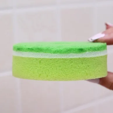 BF020 Creative sponge wipe double-sided cleaning sponge brush wash bowl 9cm 5pcs/pack
BF020 Creative sponge wipe double-sided cleaning sponge brush wash bowl 9cm 5pcs/pack
