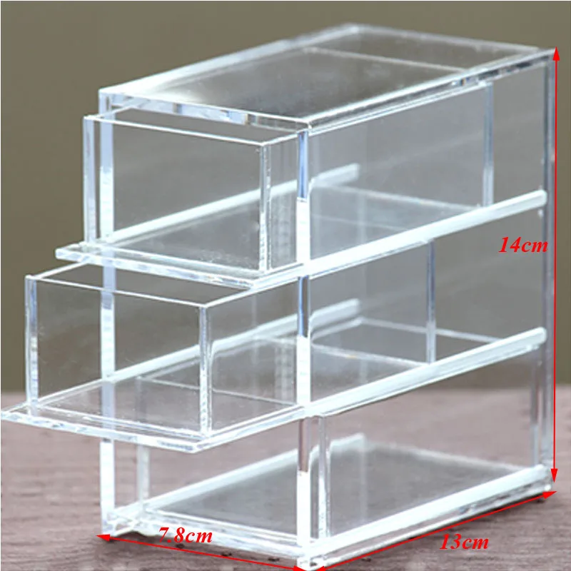 Transparent 3 Drawers Jewelry Storage Box Acrylic Makeup Organizer Small Cosmetic Storage Box Mini Stationery Case Storage Box
Transparent 3 Drawers Jewelry Storage Box Acrylic Makeup Organizer Small Cosmetic Storage Box Mini Stationery Case Storage Box