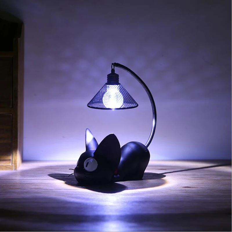 Ночсветильник в виде кошки с орнаментом миниатюрная полимерная лампа освещение