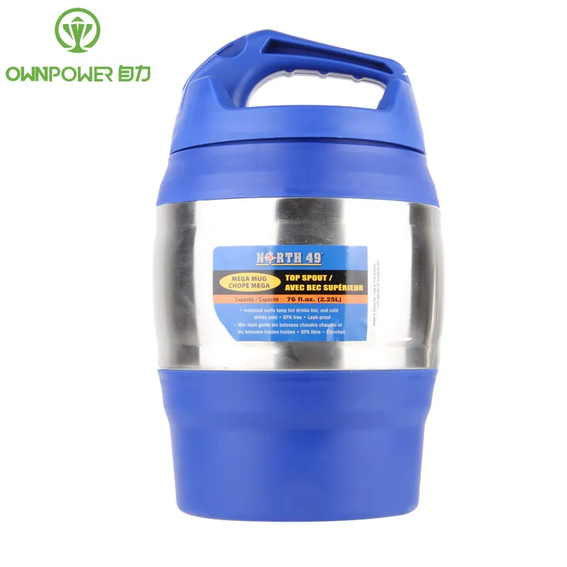 OWNPOWER Large Capacity Stainless Steel Milk Juice Mug Nozzle Beer Bucket Home Office Drinkware Water Cup Camping Travel Gift
OWNPOWER Large Capacity Stainless Steel Milk Juice Mug Nozzle Beer Bucket Home Office Drinkware Water Cup Camping Travel Gift