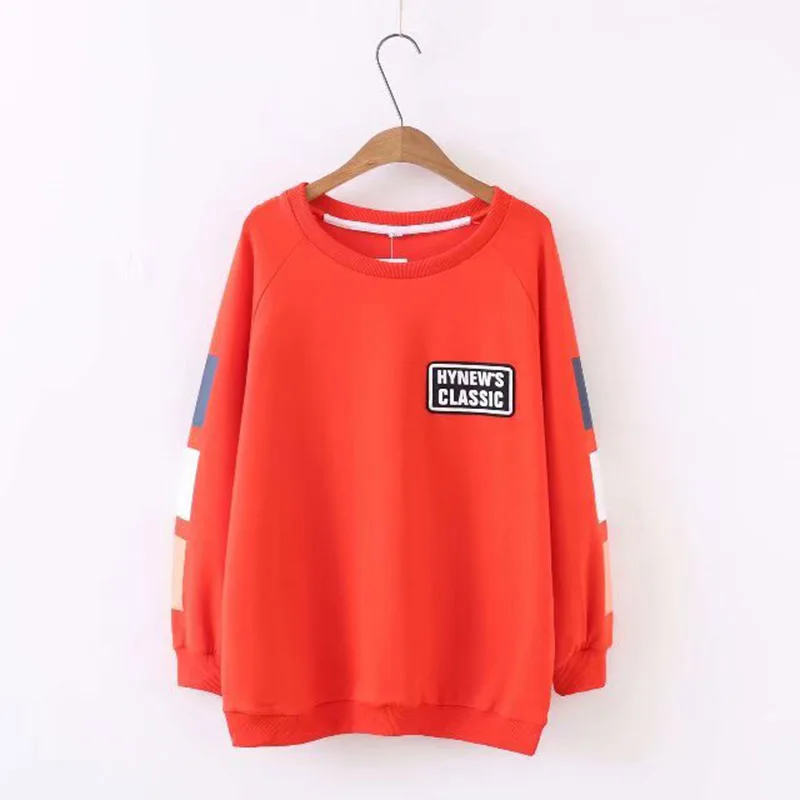 Large Size Women's 2019 Spring Autumn Sweatshirts New Korean version Letter Printing Long-sleeved Round Neck Ladies Outerwear
Large Size Women's 2019 Spring Autumn Sweatshirts New Korean version Letter Printing Long-sleeved Round Neck Ladies Outerwear