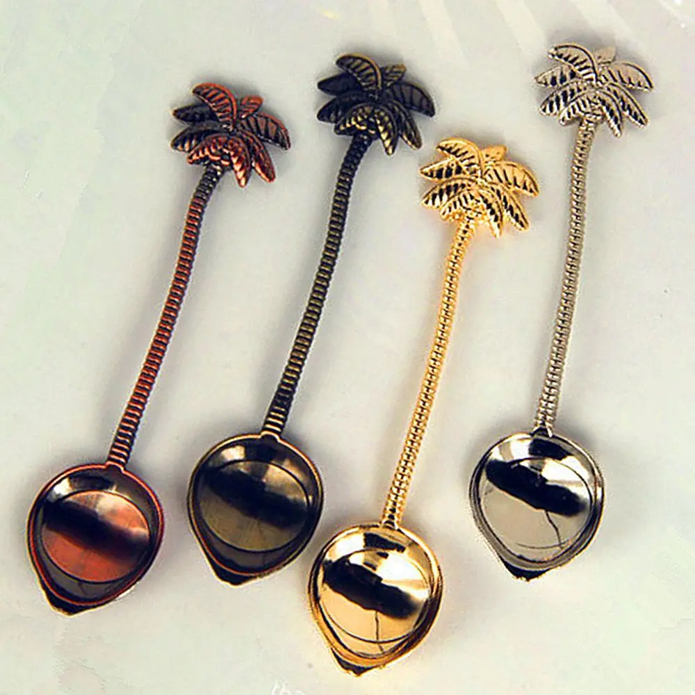 1pcs Mini Cute Vintage royal style Coconut Tree Tea Coffee Spoon Ice Cream Small Decoration Zine Alloy Gift for Bar Party Hot
1pcs Mini Cute Vintage royal style Coconut Tree Tea Coffee Spoon Ice Cream Small Decoration Zine Alloy Gift for Bar Party Hot